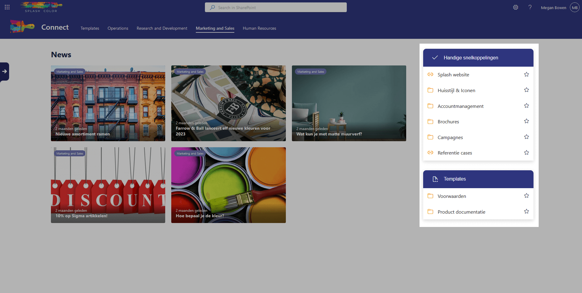 Department Shortcuts image